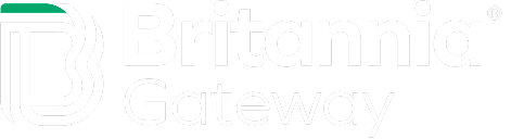 Britannia gateway white logo